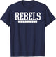 Legacy Rebels Softball HS T-Shirt - T-Shirt | Navy