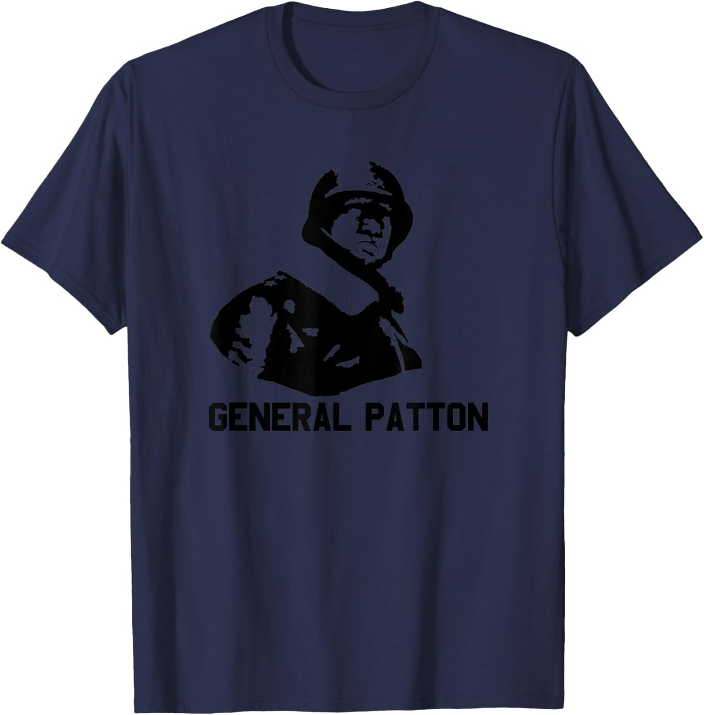 General Patton WW2 General George S. Patton T-Shirt - T-Shirt | Navy