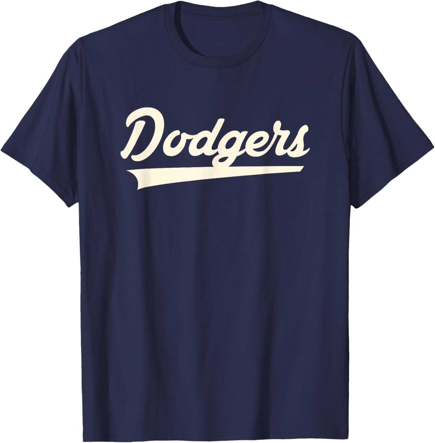 Dodgers Vintage Swoosh Madison T-Shirt - T-Shirt | Navy