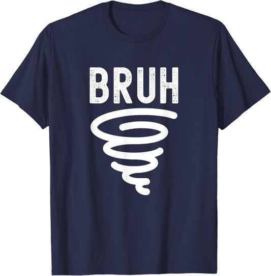 Twister Tornado Lover, Tornado Survivor, Funny Storm Chaser T-Shirt - T-Shirt | Navy