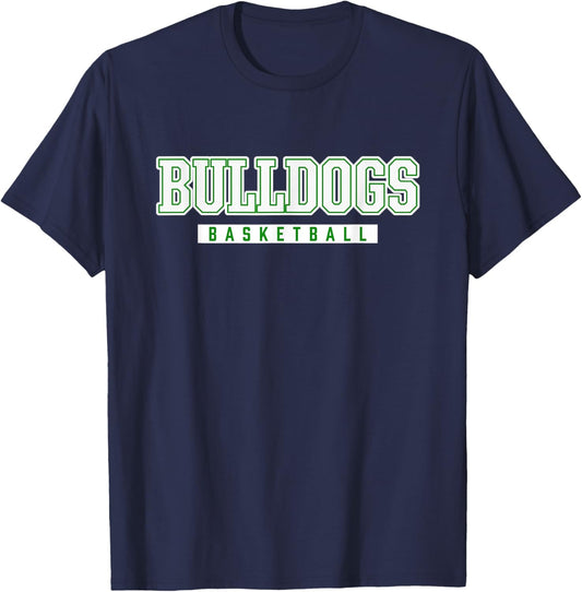 Bulldogs Basketball Provo High School T-Shirt - T-Shirt | Navy