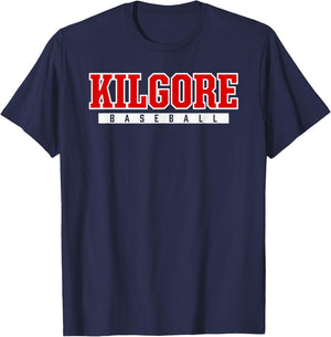 Kilgore High School Baseball T-Shirt - T-Shirt | Navy