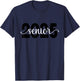 High School Class of 2025 College Senior Graduate Black '25 T-Shirt - T-Shirt | Navy