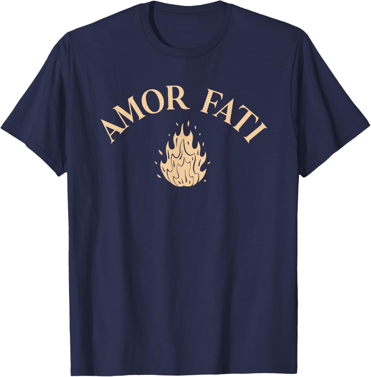 Amor Fati Stoicism T-Shirt - T-Shirt | Navy