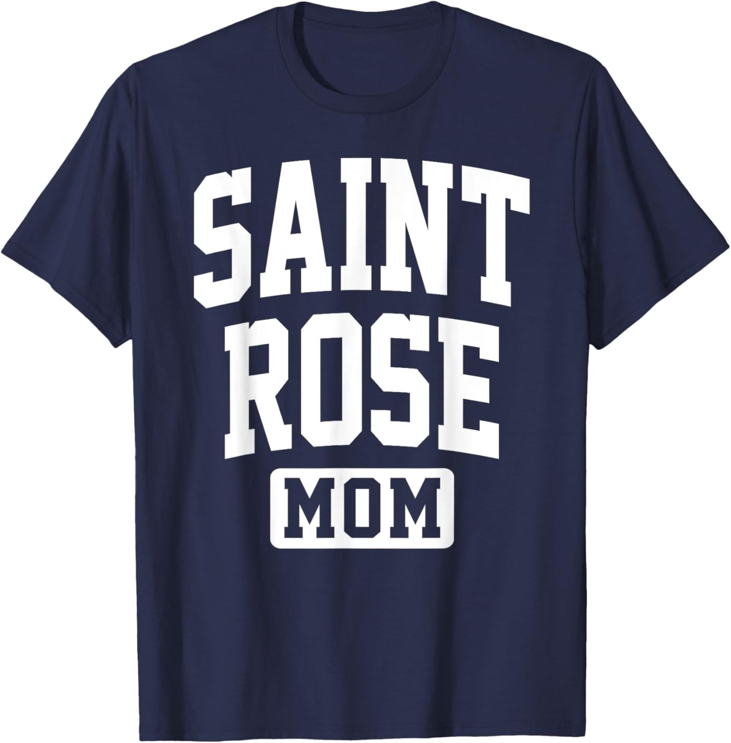 The College of Saint Rose Mom Mother Arch Vintage Family T-Shirt - T-Shirt | Navy