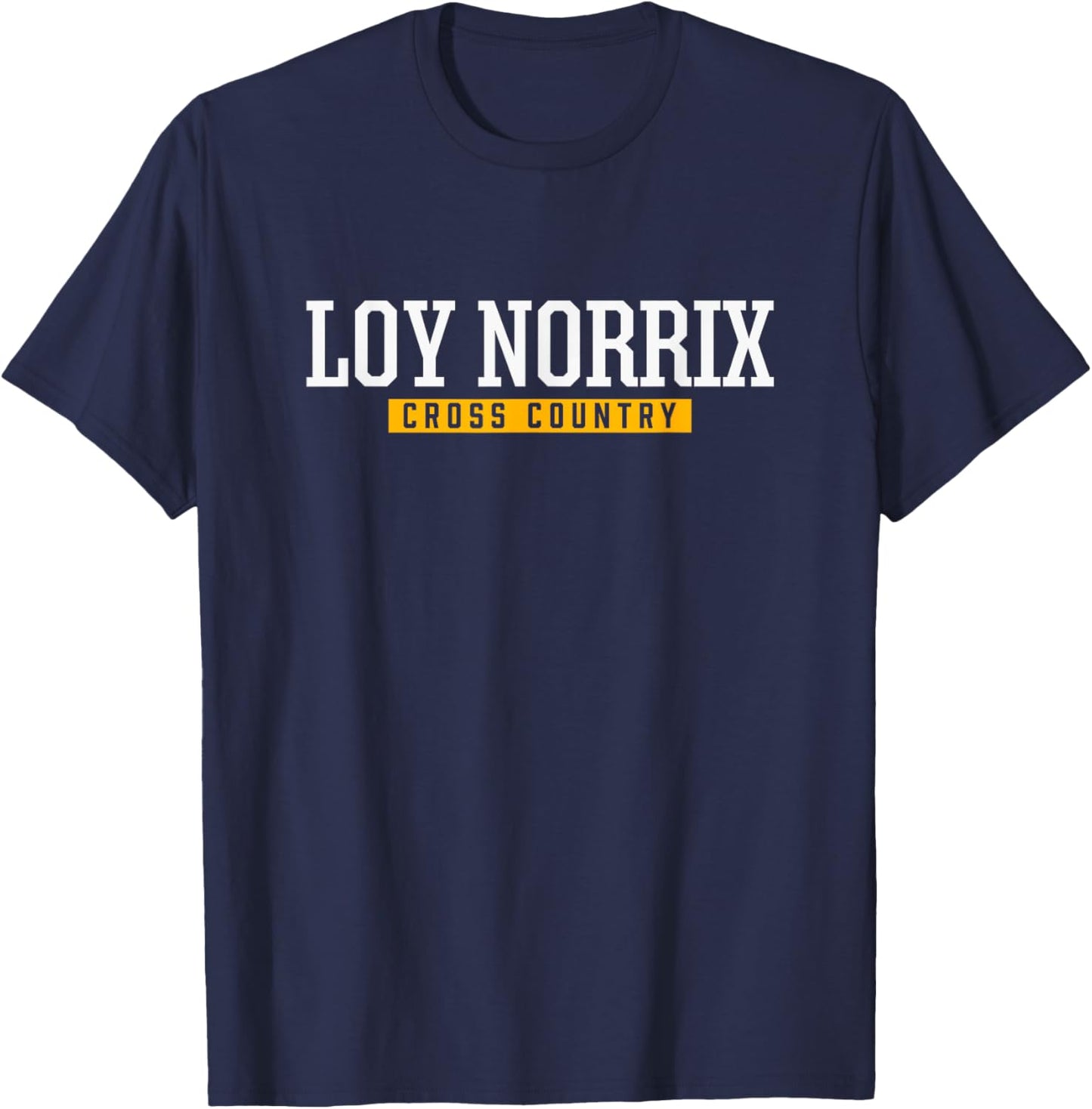 Loy Norrix High School Cross Country T-Shirt - T-Shirt | Navy