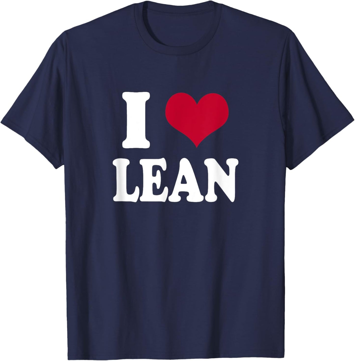I Heart Lean T-Shirt - T-Shirt | Navy