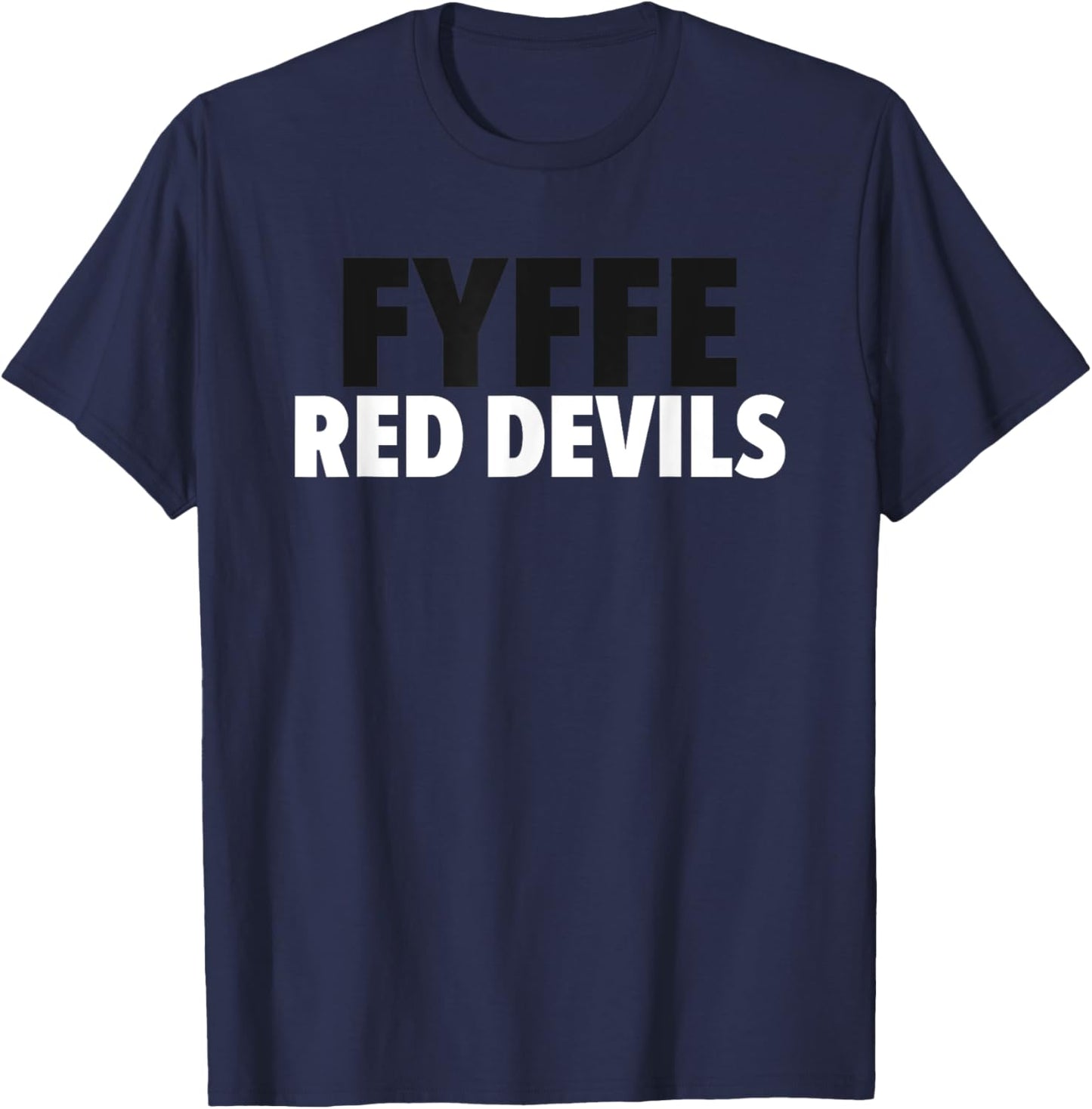 Fyffe Red Devils Bold T-Shirt - T-Shirt | Navy