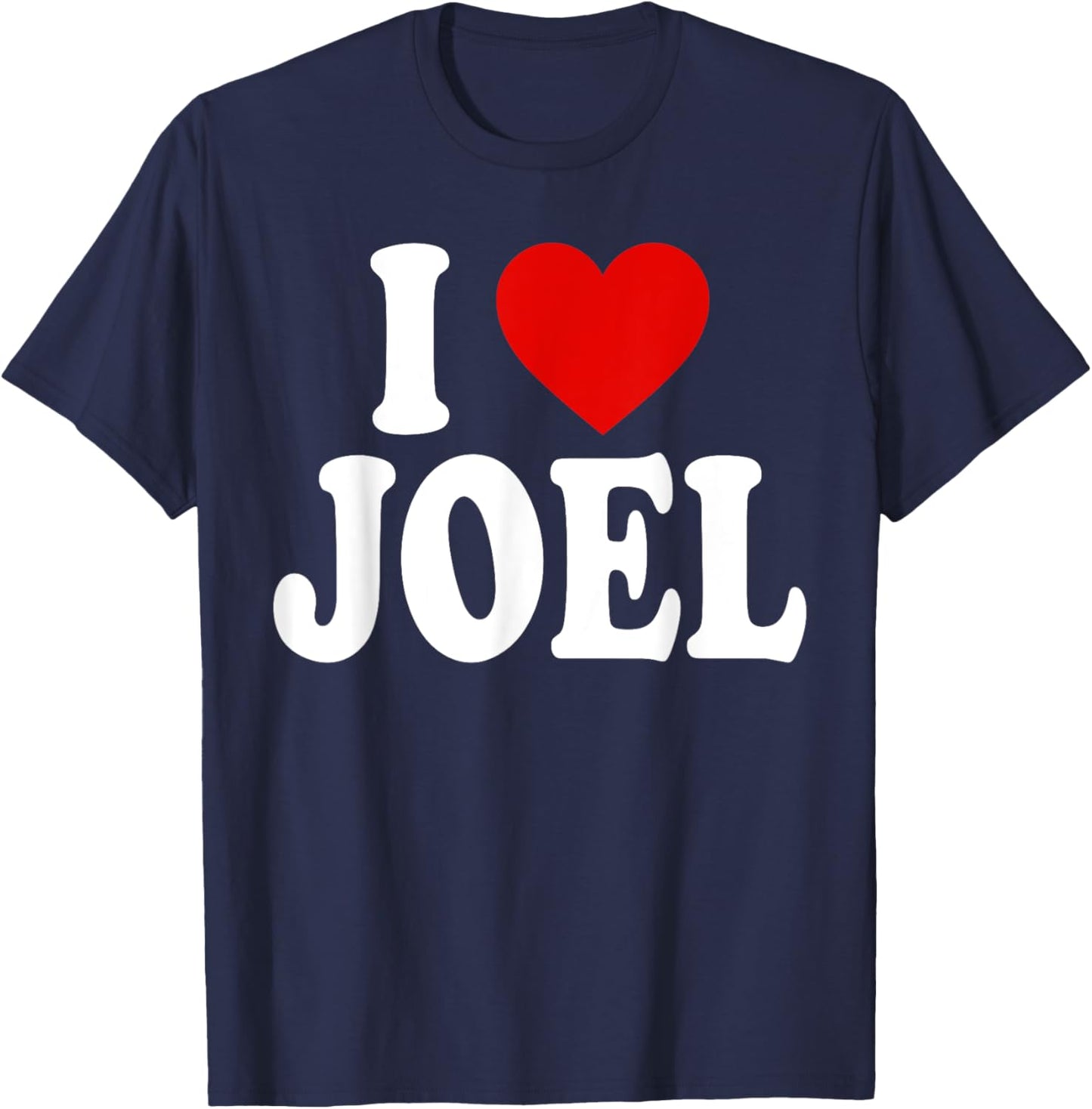 I Heart Love Joel T-Shirt - T-Shirt | Navy
