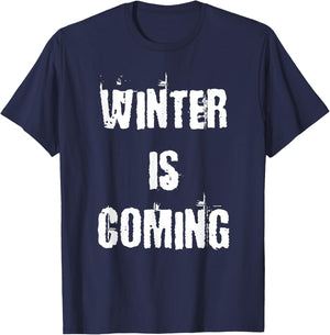 Winter is Coming T-Shirt - T-Shirt | Navy
