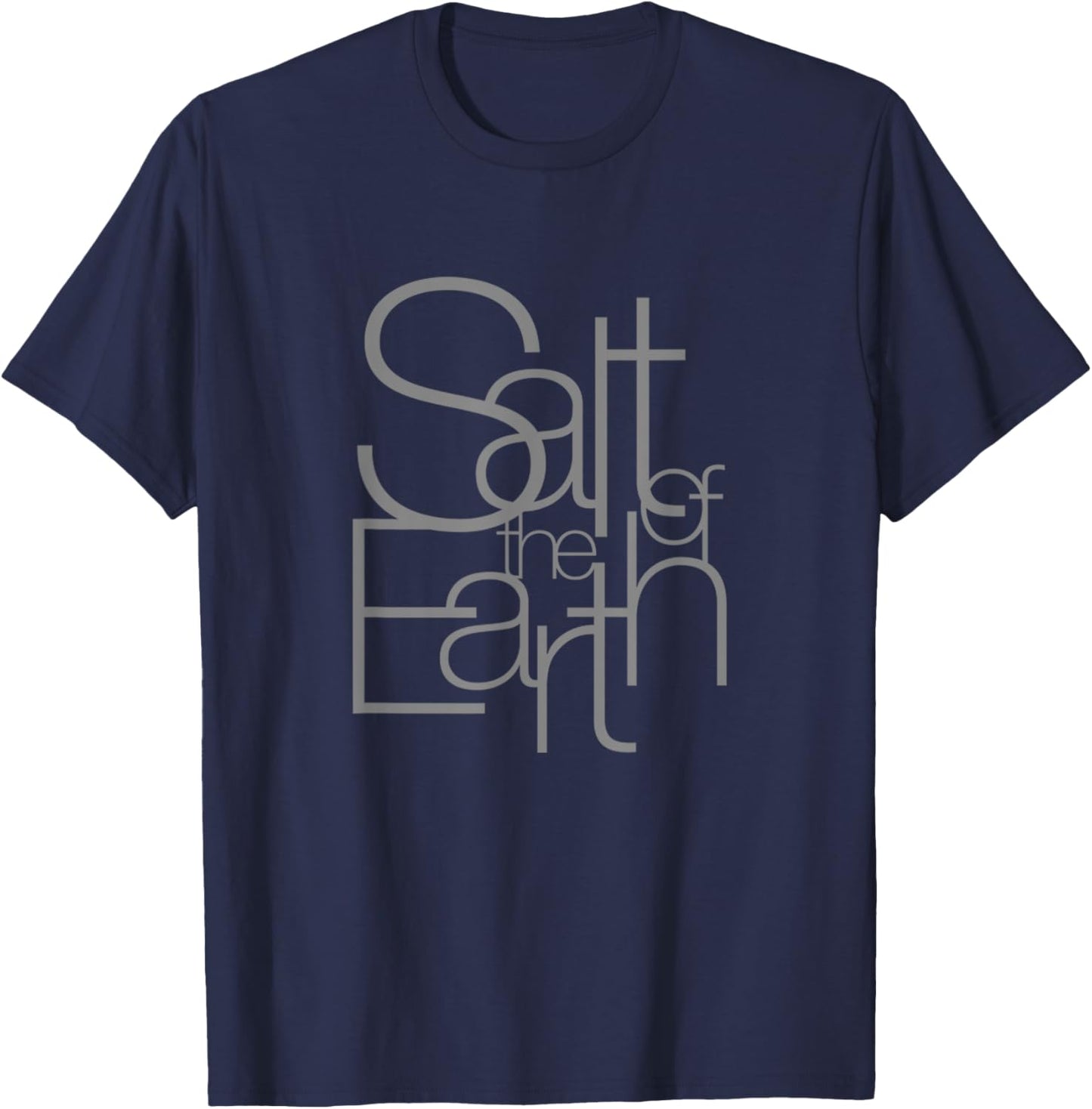 Vintage Salt Of The Earth Bible Verse Faith Jesus Christ T-Shirt - T-Shirt | Navy