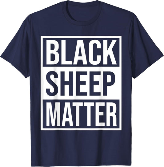Black Sheep Matter We Have The Same Heart Inside History T-Shirt - T-Shirt | Navy