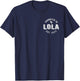 Promoted To Lola Est. 2025 Filipino Grandma T-Shirt - T-Shirt | Navy