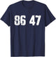 8647 T-Shirt - T-Shirt | Navy