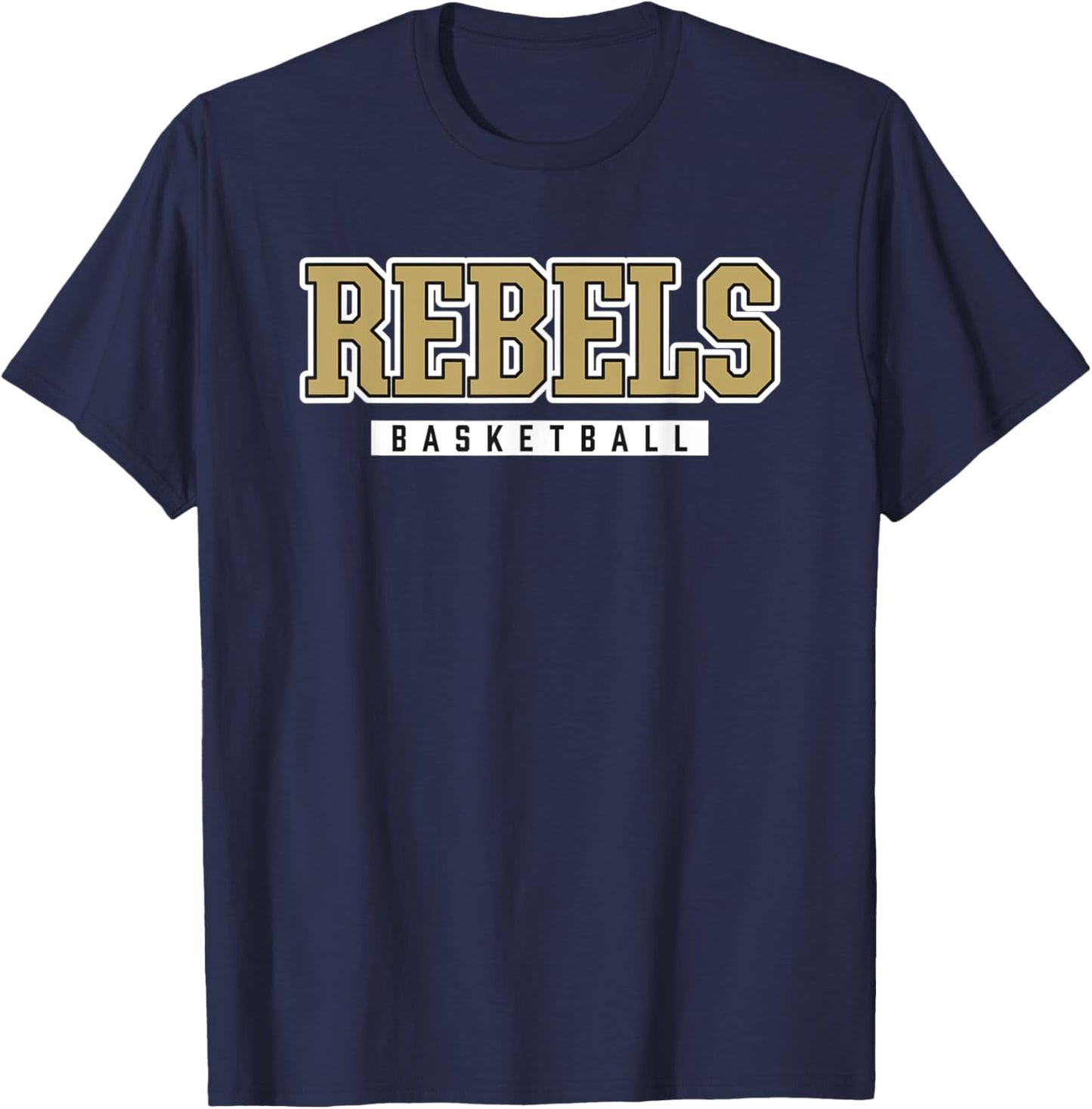 Rebels Basketball Boyle County High School T-Shirt - T-Shirt | Navy