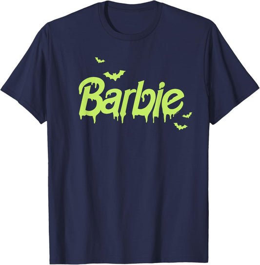 Barbie - Happy Halloween Bats T-Shirt - T-Shirt | Navy