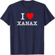 I Love XANAX T-Shirt - T-Shirt | Navy