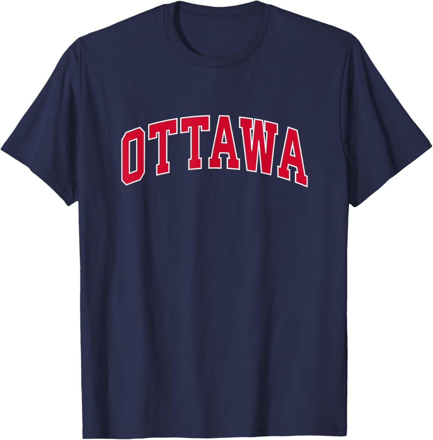 Ottawa - Throwback Design Print - Classic T-Shirt - T-Shirt | Navy