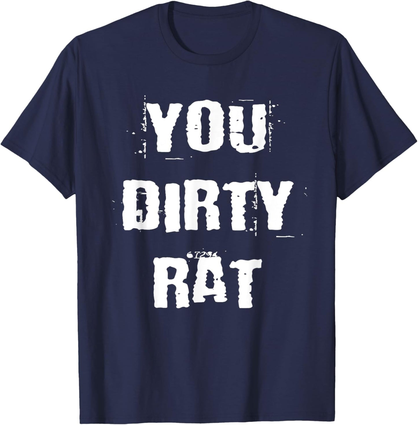 You Dirty Rat Old School Gangster T-Shirt - T-Shirt | Navy
