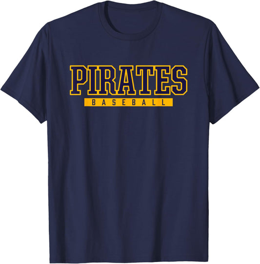 Poth Pirates Baseball T-Shirt - T-Shirt | Navy