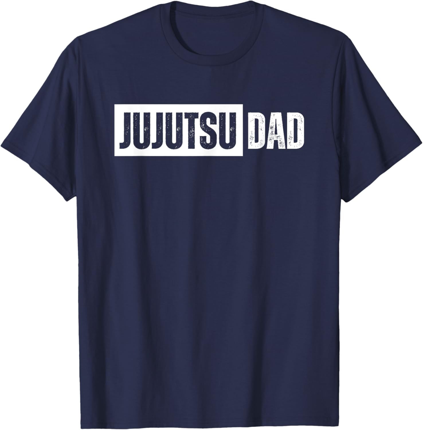 Jujutsu Dad Distressed T-Shirt - T-Shirt | Navy