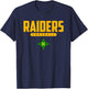 Richmond Raiders Logo Football HS T-Shirt - T-Shirt | Navy