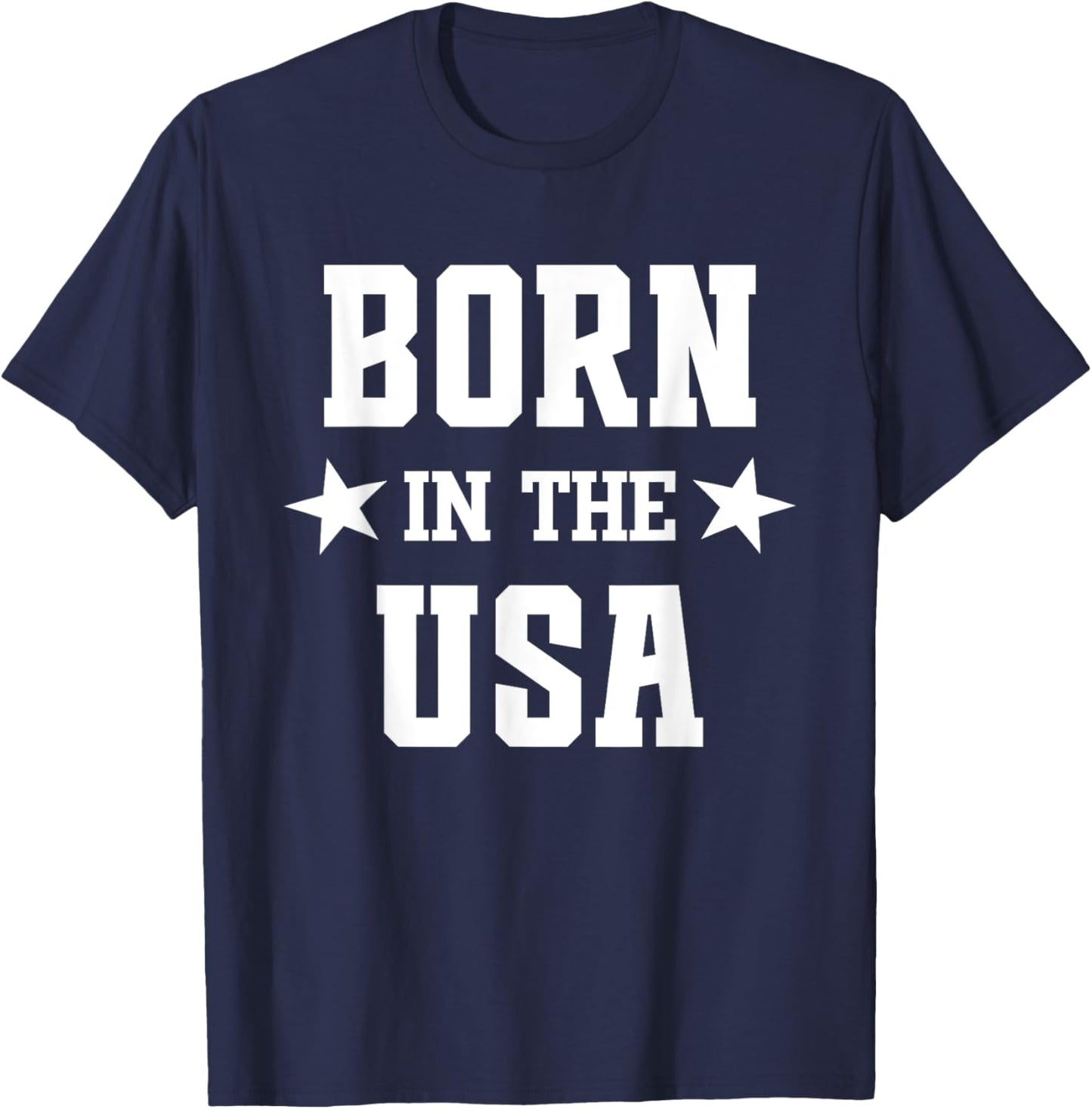 Born in the USA T-Shirt - T-Shirt | Navy