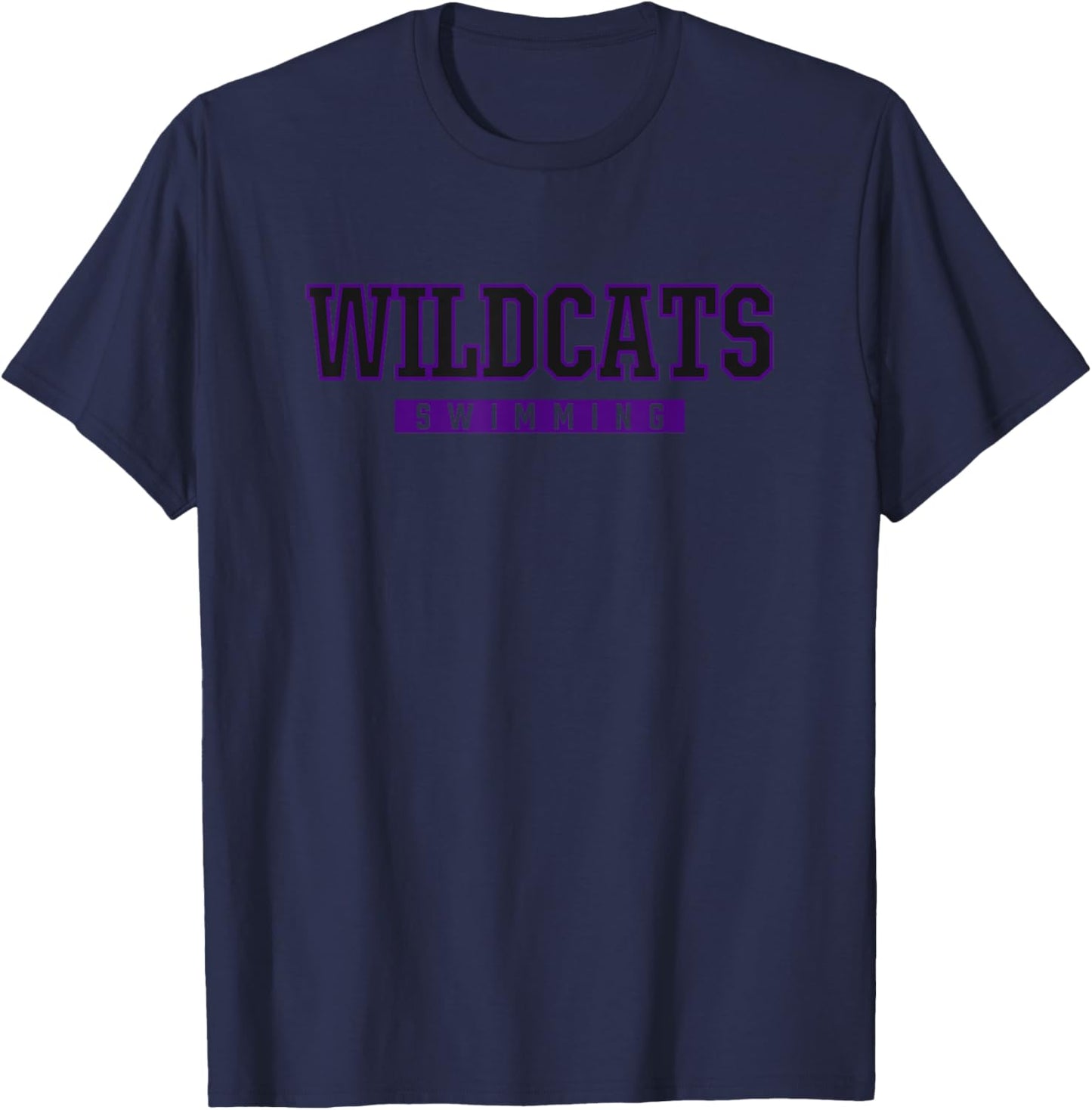 West Ashley Wildcats Swimming T-Shirt - T-Shirt | Navy