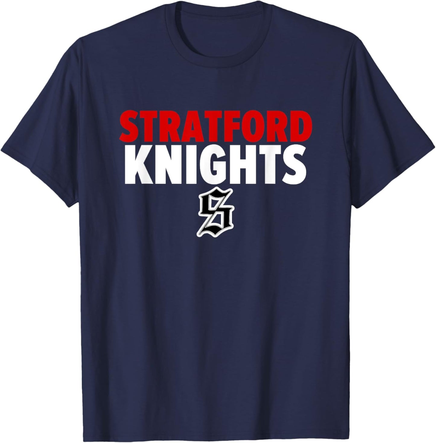 Stratford Knights Logo Bold HS T-Shirt - T-Shirt | Navy