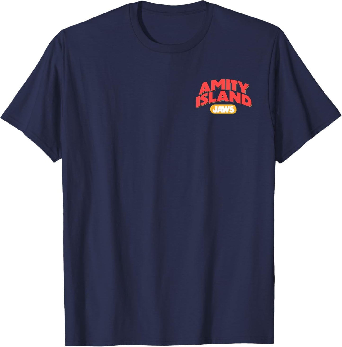 Jaws Amity Island T-Shirt - T-Shirt | Navy
