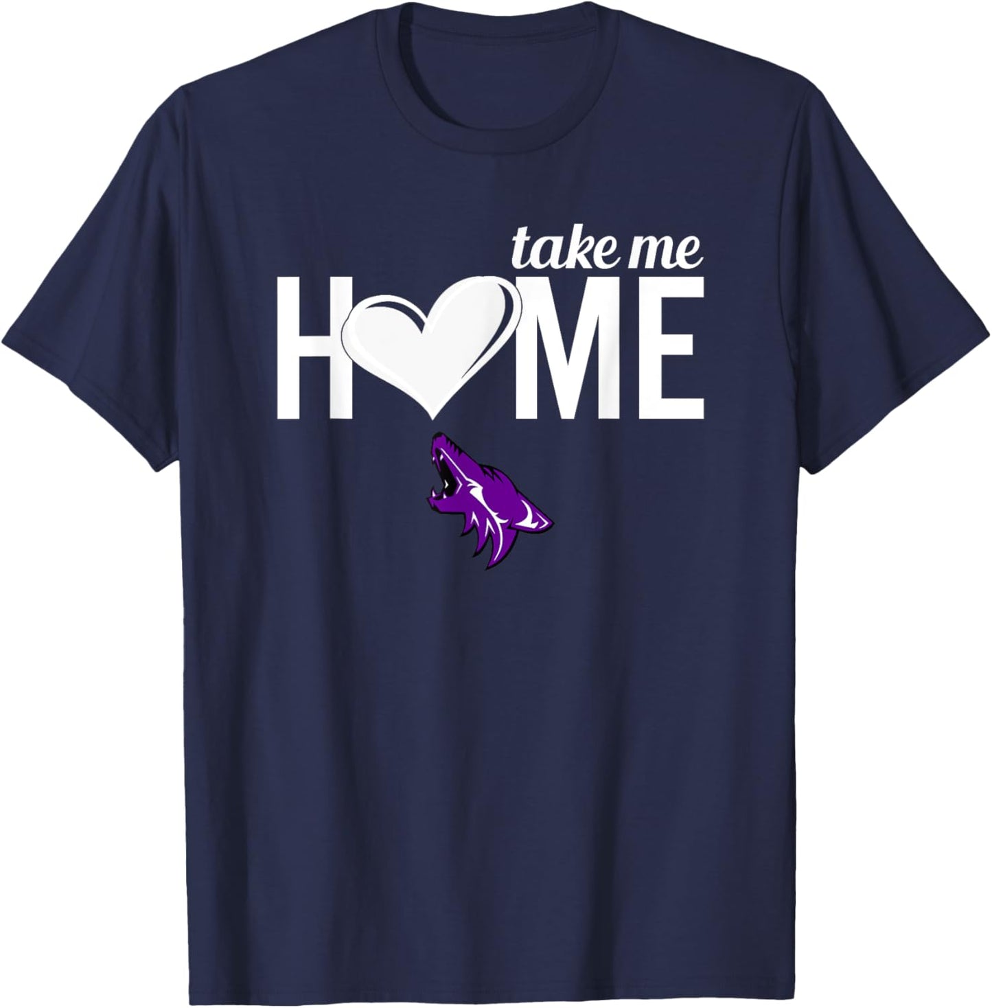 Anna Coyotes Logo Take Me Home HS T-Shirt - T-Shirt | Navy