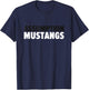 Assumption Mustangs Bold T-Shirt - T-Shirt | Navy
