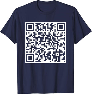 Funny QR President Trump Dance Code T-Shirt - T-Shirt | Navy