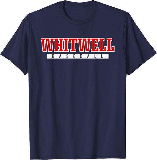 Whitwell High School Baseball T-Shirt - T-Shirt | Navy