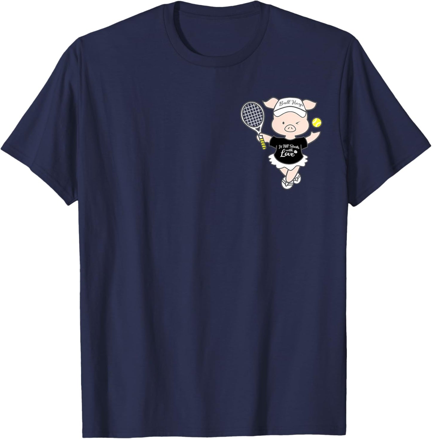Tennis Ball Hogs T-Shirt - T-Shirt | Navy