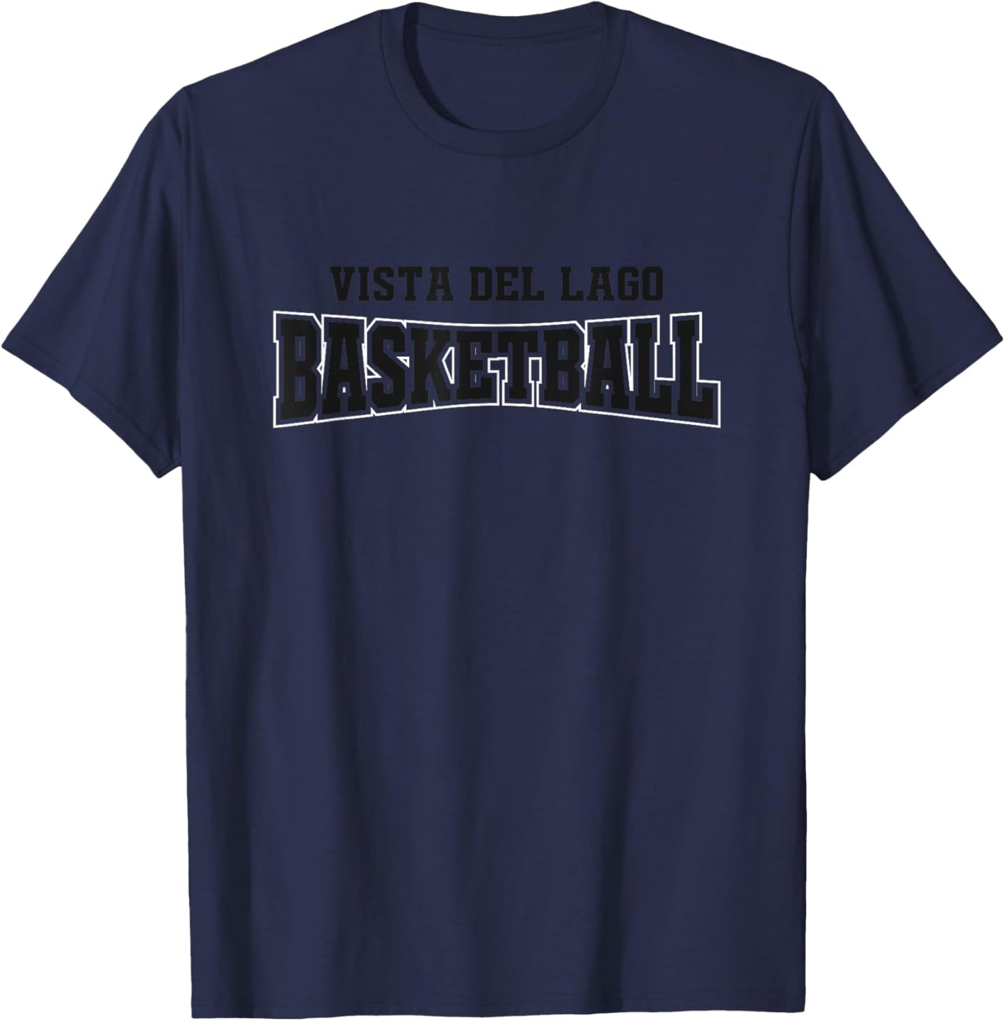 Vista Del Lago High School Basketball Warp HS T-Shirt - T-Shirt | Navy