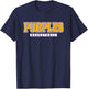 Purples Basketball Bowling Green High School T-Shirt - T-Shirt | Navy