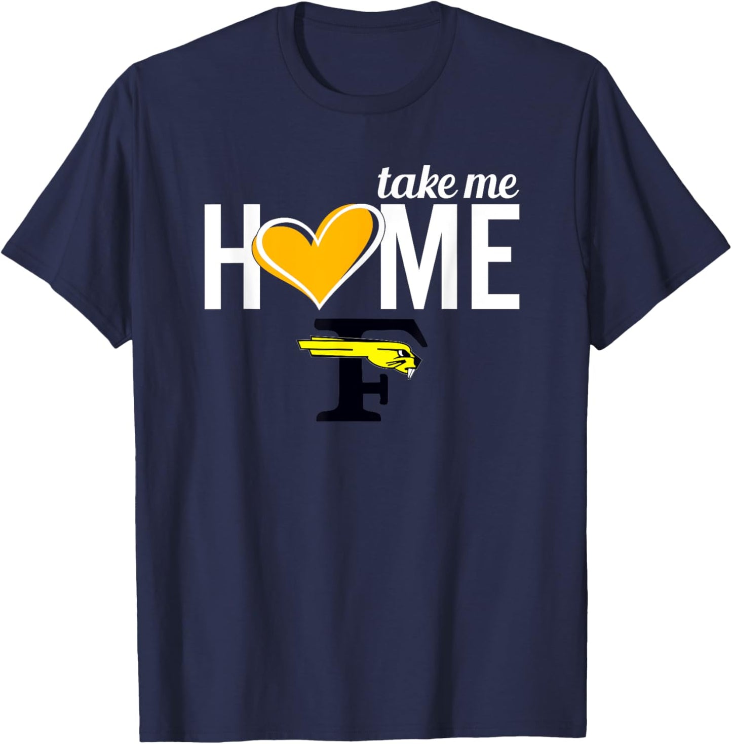 Forney Jackrabbits Logo Take Me Home HS T-Shirt - T-Shirt | Navy