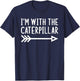 I'm With The Caterpillar Funny Matching Halloween Costume T-Shirt - T-Shirt | Navy