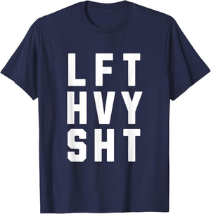 Lift Heavy Gym Pump Cover T-Shirt - T-Shirt | Navy