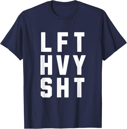 Lift Heavy Gym Pump Cover T-Shirt - T-Shirt | Navy