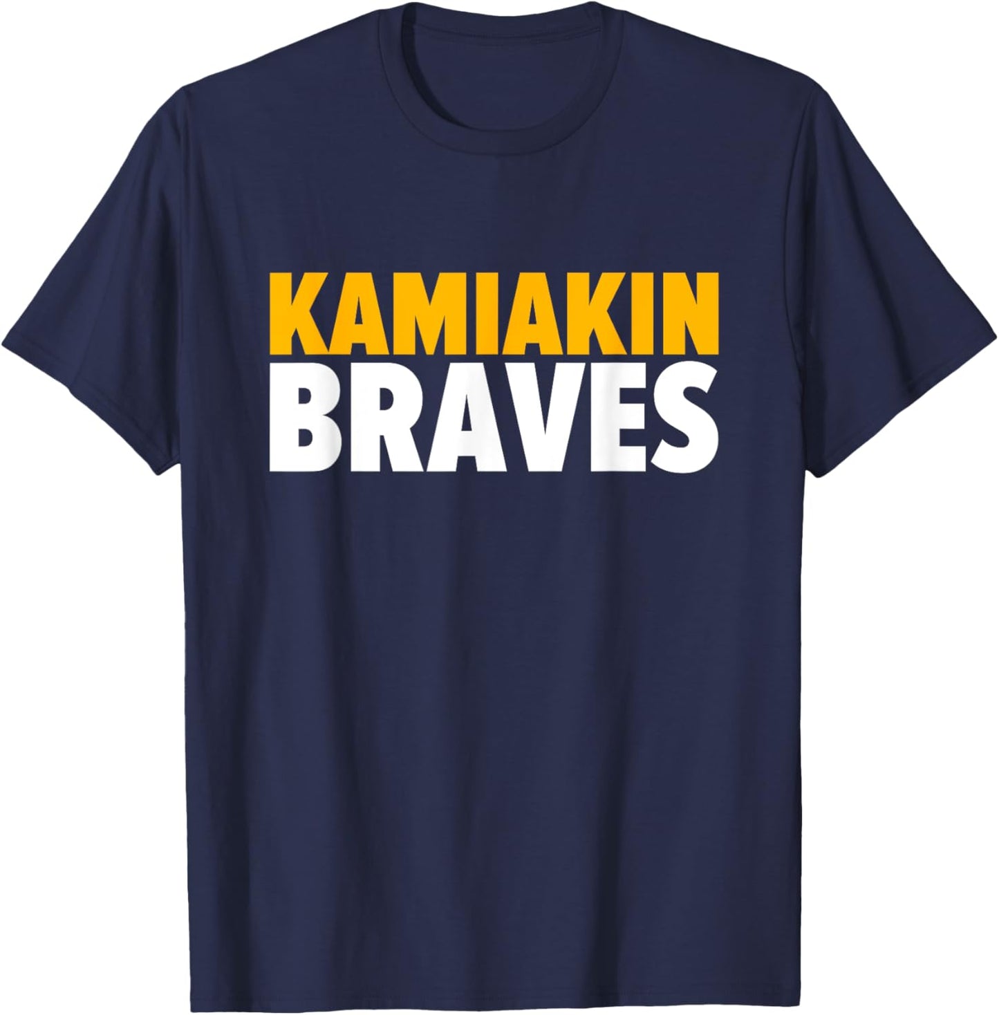 Kamiakin Braves Bold T-Shirt - T-Shirt | Navy