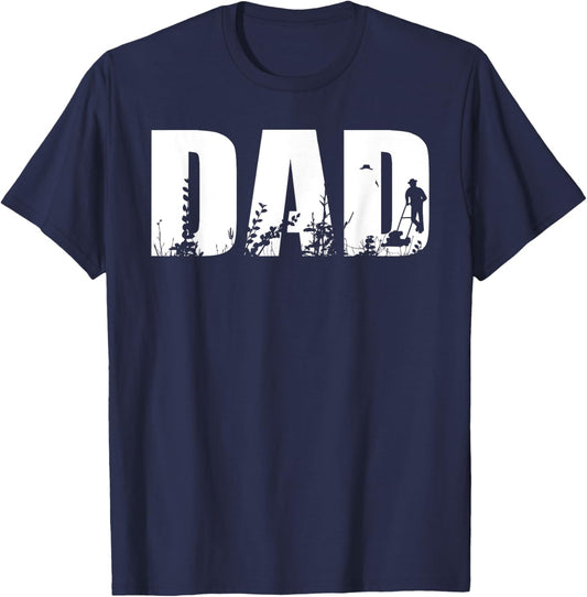 Dad Gardening Gardener Plant Daddy Fathers Day Papa T-Shirt - T-Shirt | Navy