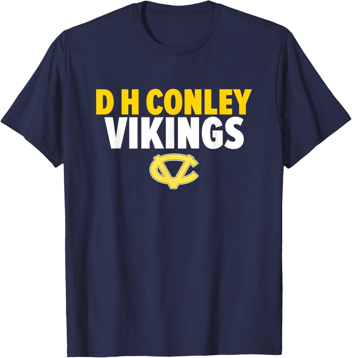 D H Conley Vikings Logo Bold HS T-Shirt - T-Shirt | Navy