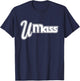UMass Minutemen | Official Licensed NCAA Merch | UMASVIN1004 T-Shirt - T-Shirt | Navy
