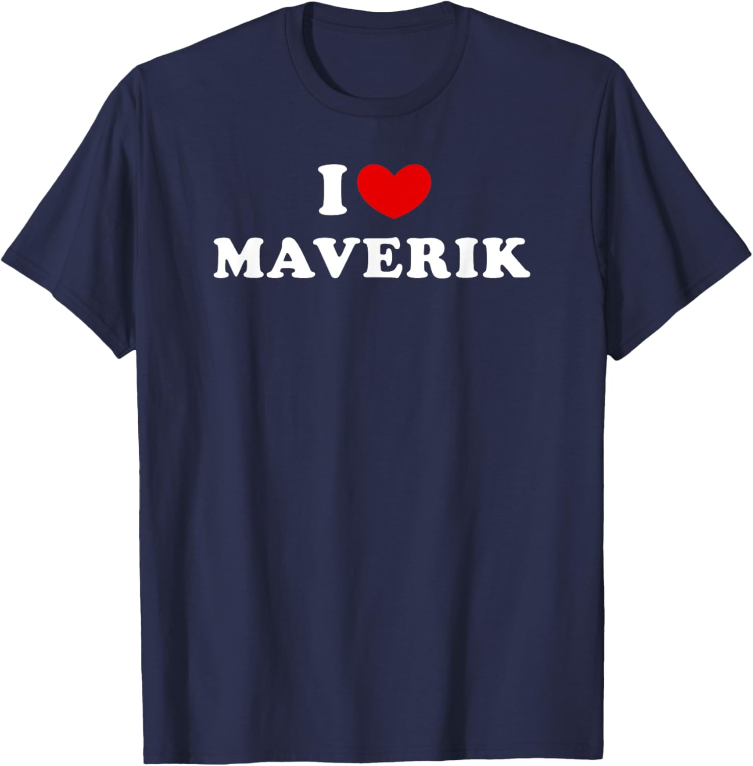 I Love Maverik, I Heart Maverik T-Shirt - T-Shirt | Navy