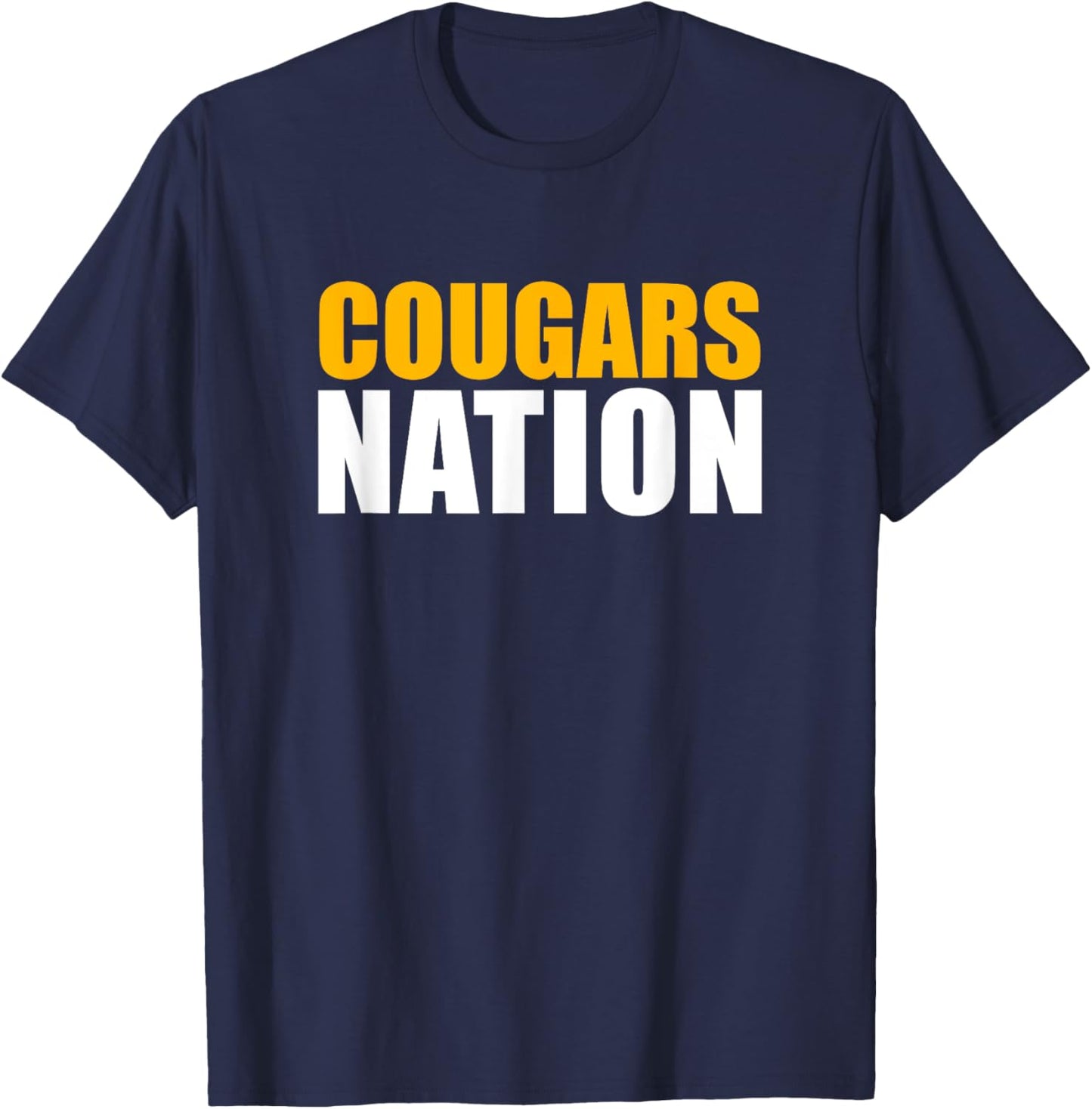 Clovis Cougars Nation HS T-Shirt - T-Shirt | Navy