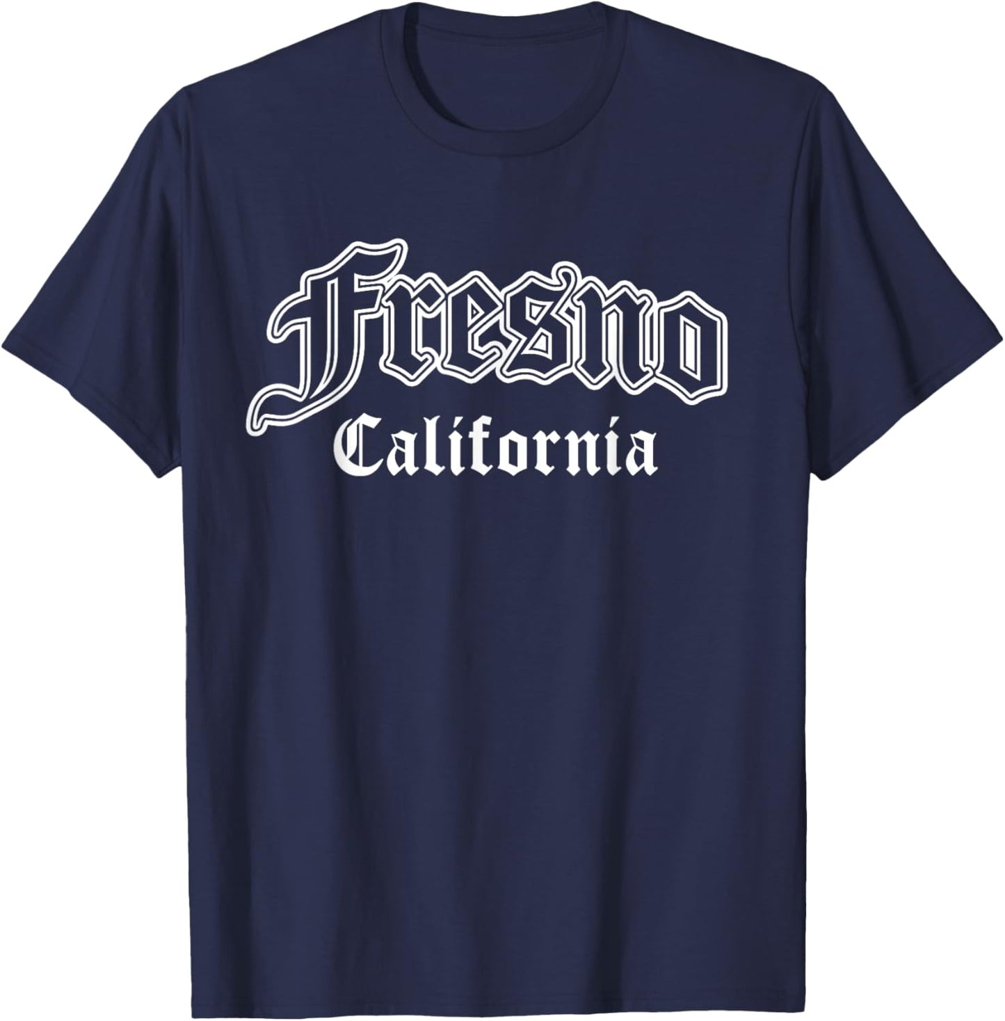 Fresno California Souvenir T-Shirt - T-Shirt | Navy