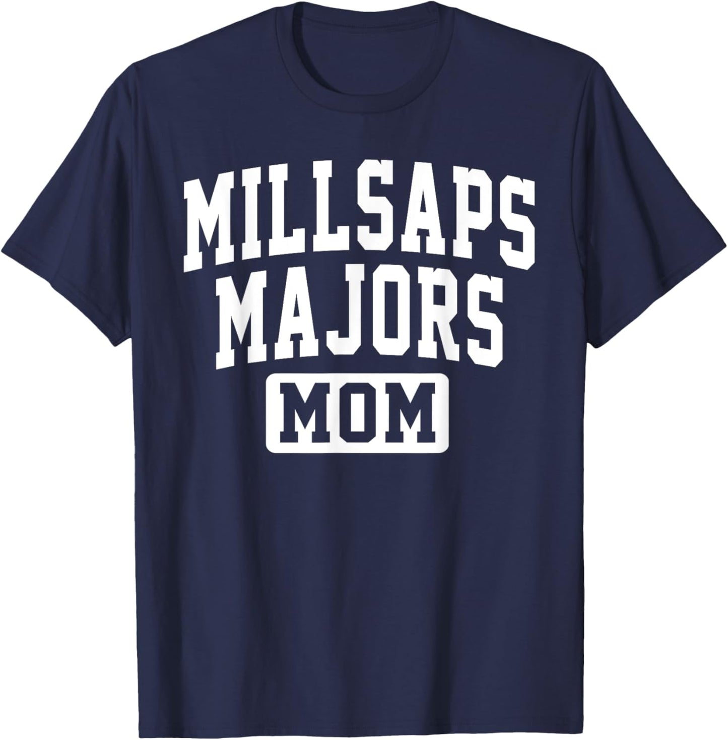 Millsaps College Majors Mom Mother Arch Vintage Family Women T-Shirt - T-Shirt | Navy