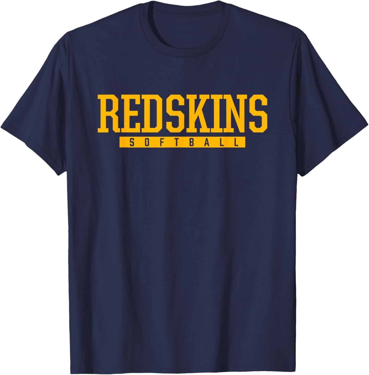 Indian Creek Redskins Softball HS T-Shirt - T-Shirt | Navy